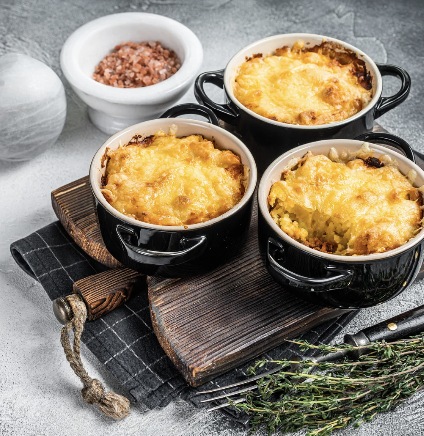 Mashed potato with beef – like a Sheperd’s pie